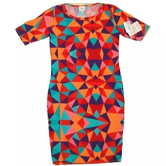 LuLaRoe Dresses & Skirts - LulaRoe Julia Summer Dress Size S Fitted Stretch